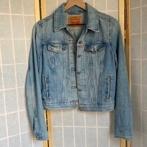 Levi’s Blue Jean Denim Jacket Women Medium Fitted